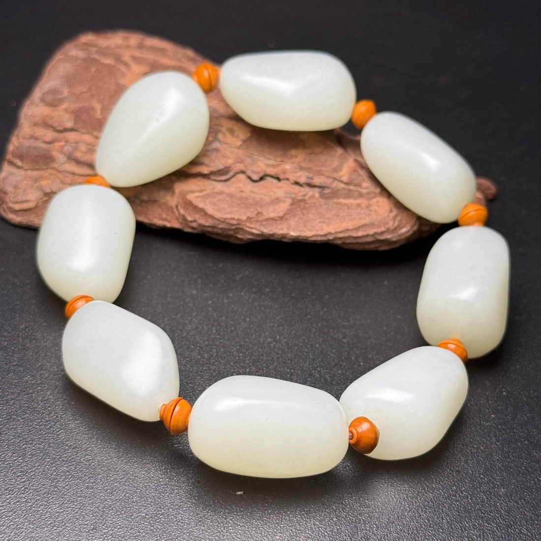 Hetian Jade Original Stone Bracelet - 5