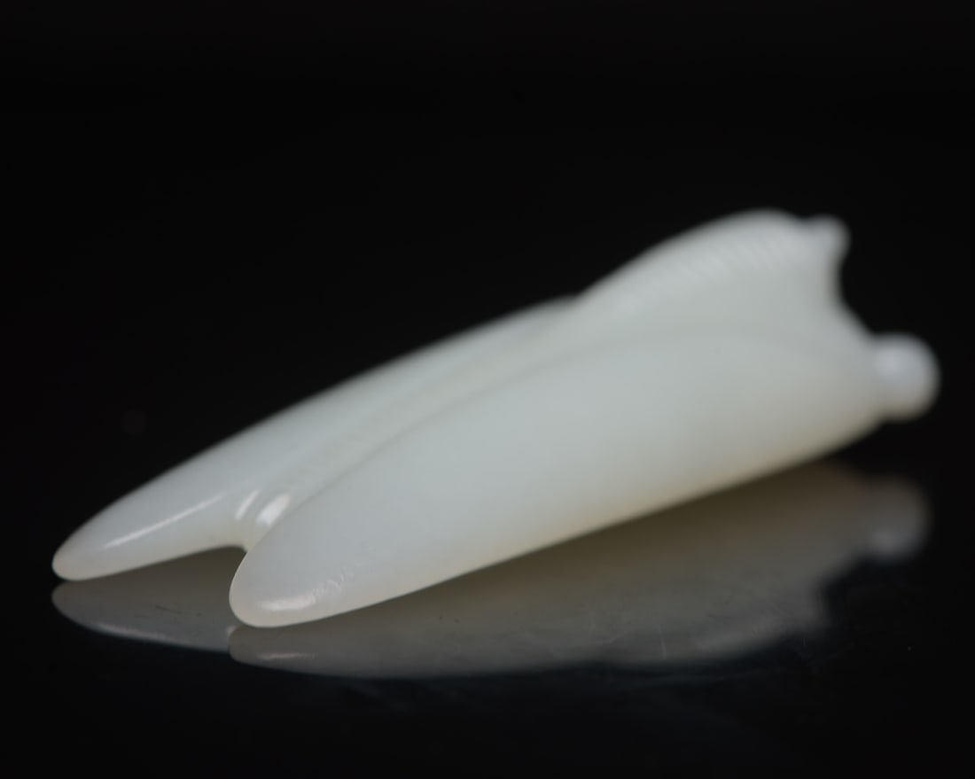 Hetian Jade Pendant - Cicada - 5