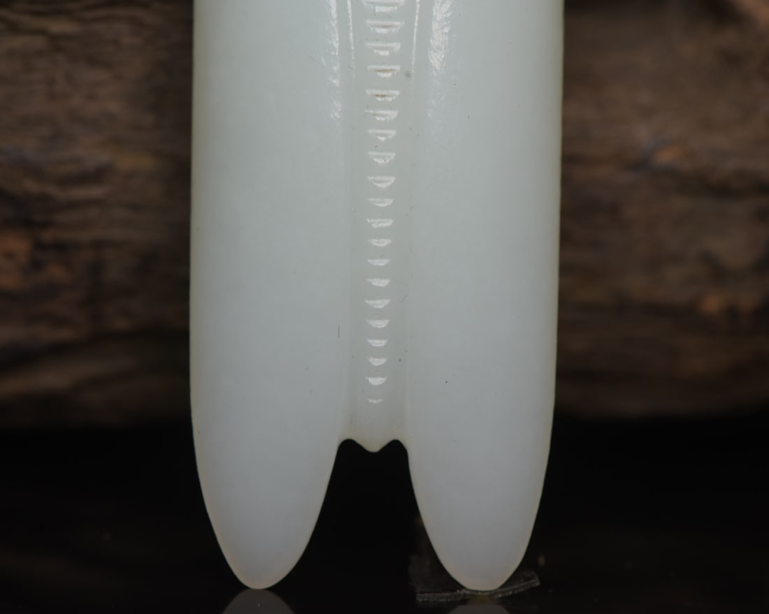 Hetian Jade Pendant - Cicada - 7