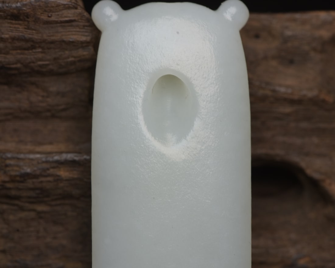 Hetian Jade Pendant - Cicada - 8