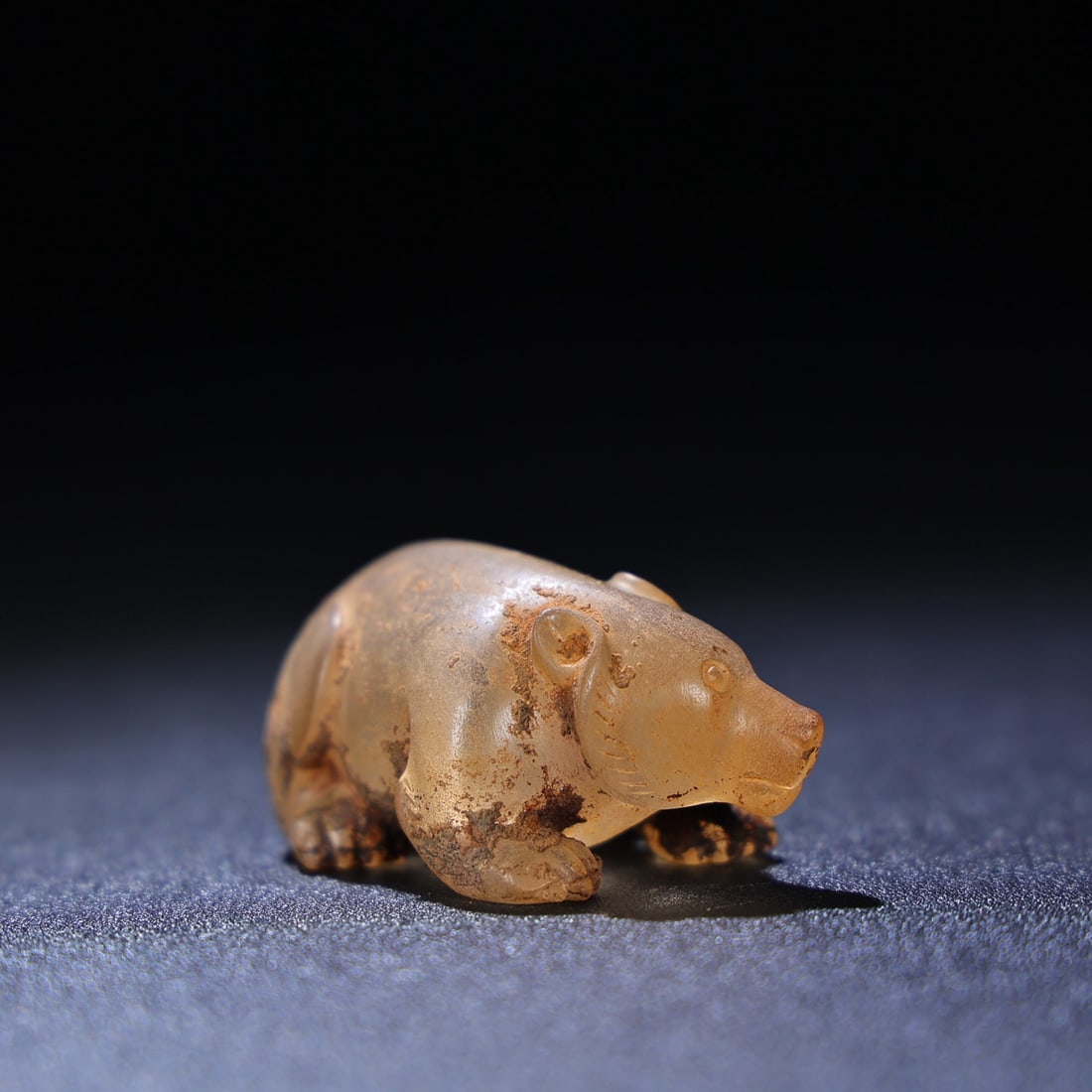 Crystal Bear Statue,Old - 4