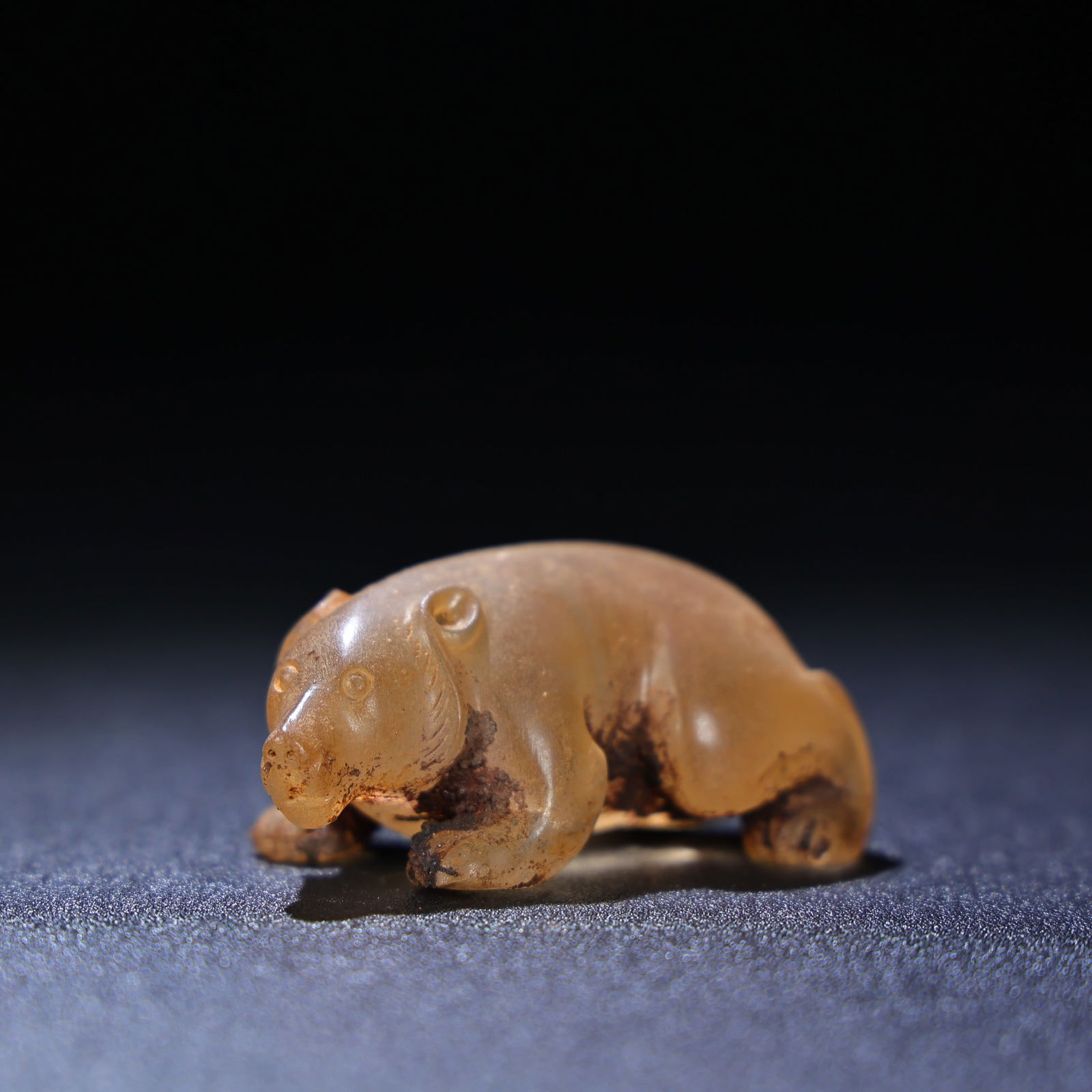 Crystal Bear Statue,Old - 6