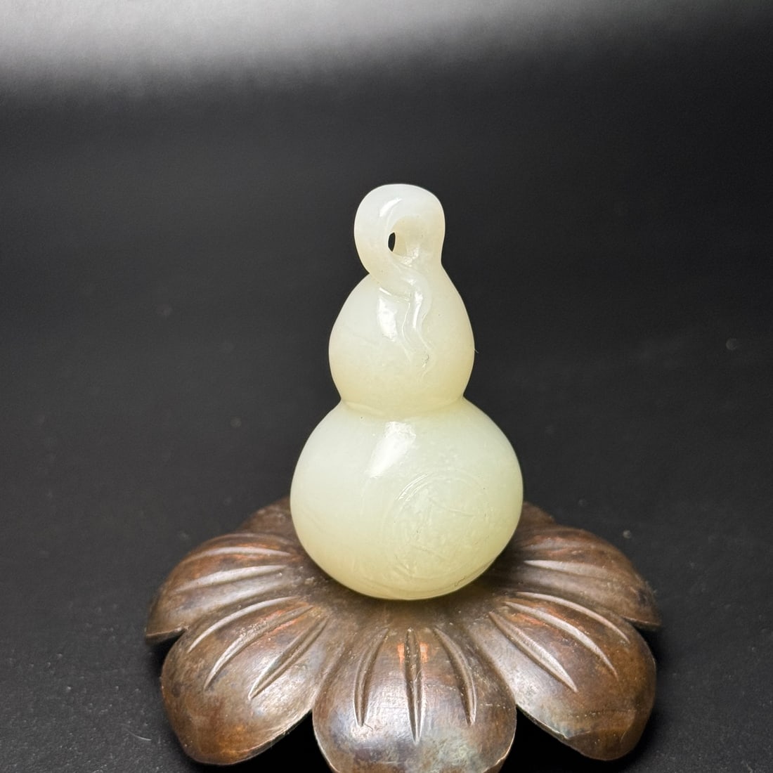 Hetian Jade Pendant - Gourd - 7
