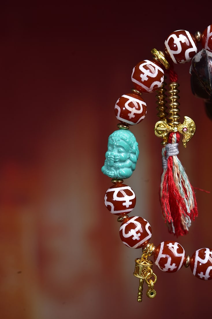 Hand knitting Agate Bracelet - 2