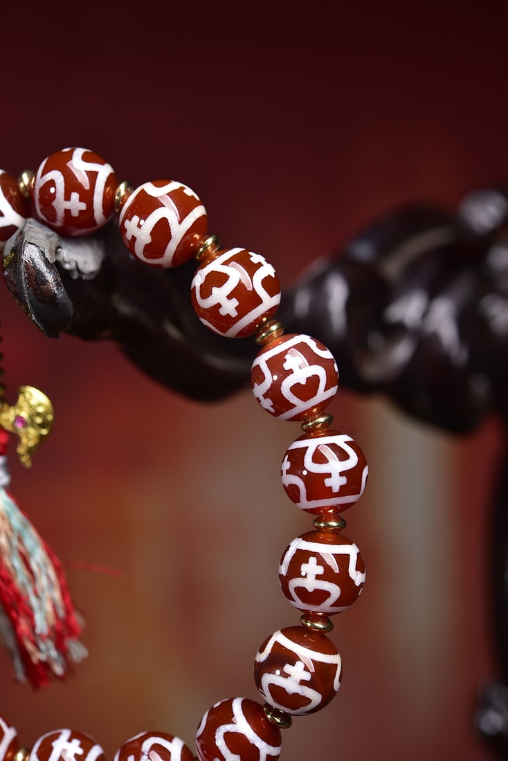 Hand knitting Agate Bracelet - 3