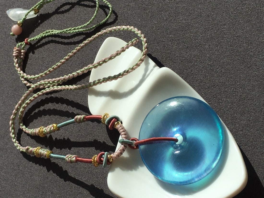 Natural Aquamarine Lucky Pendant with Certificate - 2