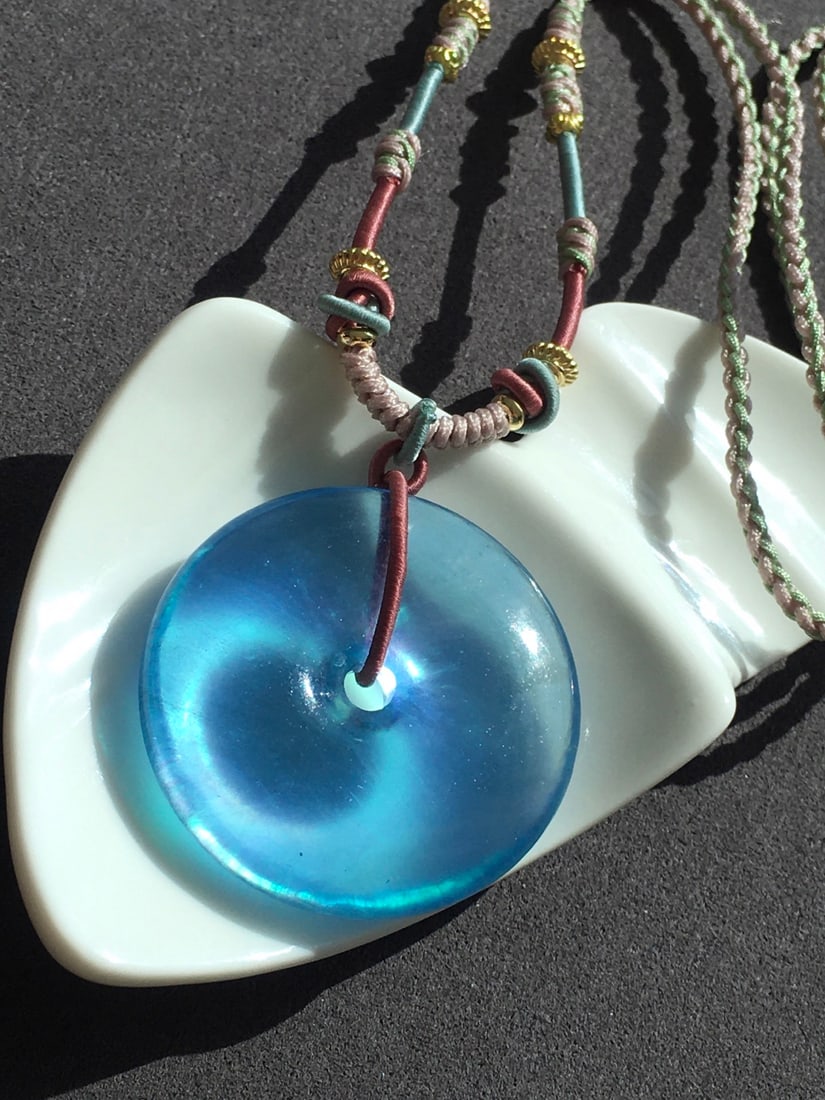 Natural Aquamarine Lucky Pendant with Certificate - 3