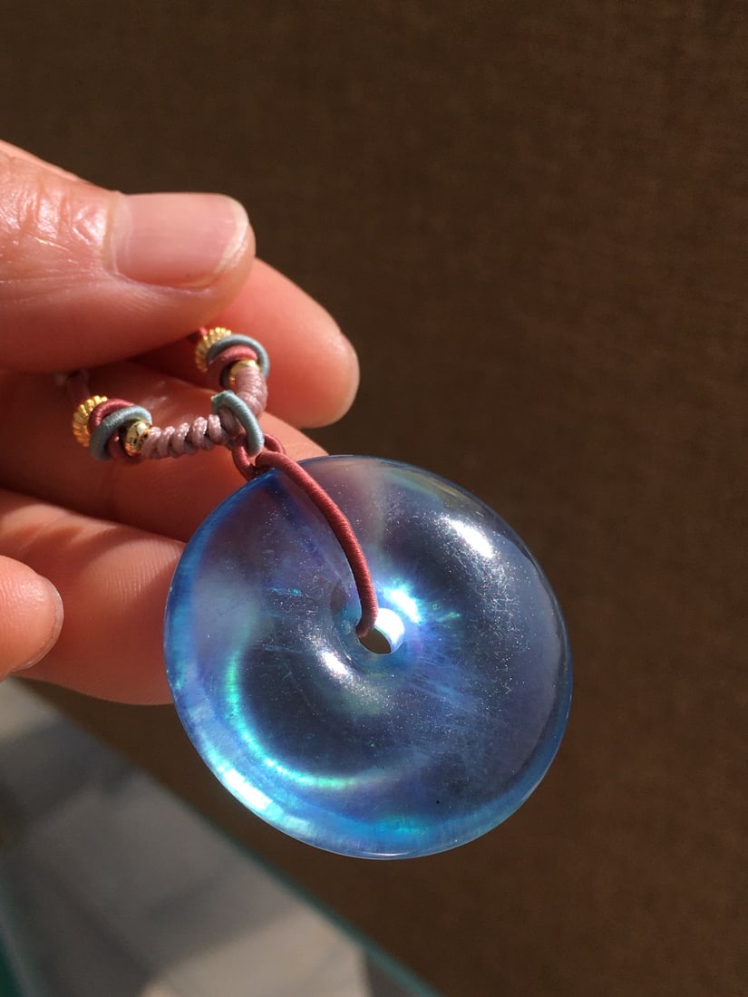 Natural Aquamarine Lucky Pendant with Certificate - 7