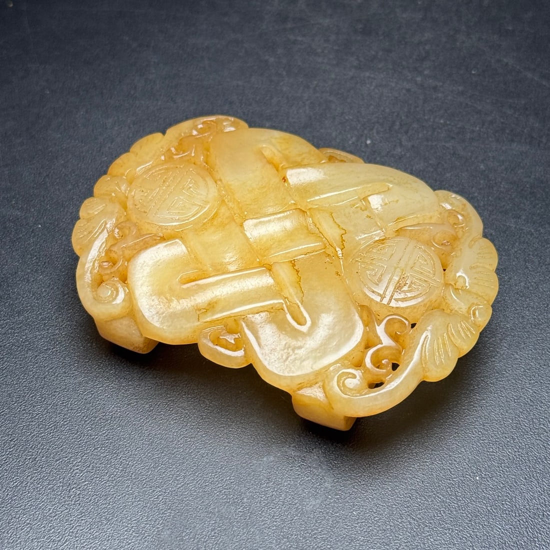 Hetian Jade Belt Buckle - 5