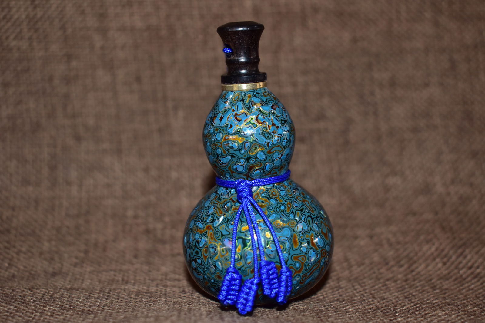 Lacquerware Gourd Snuff Bottle - 3