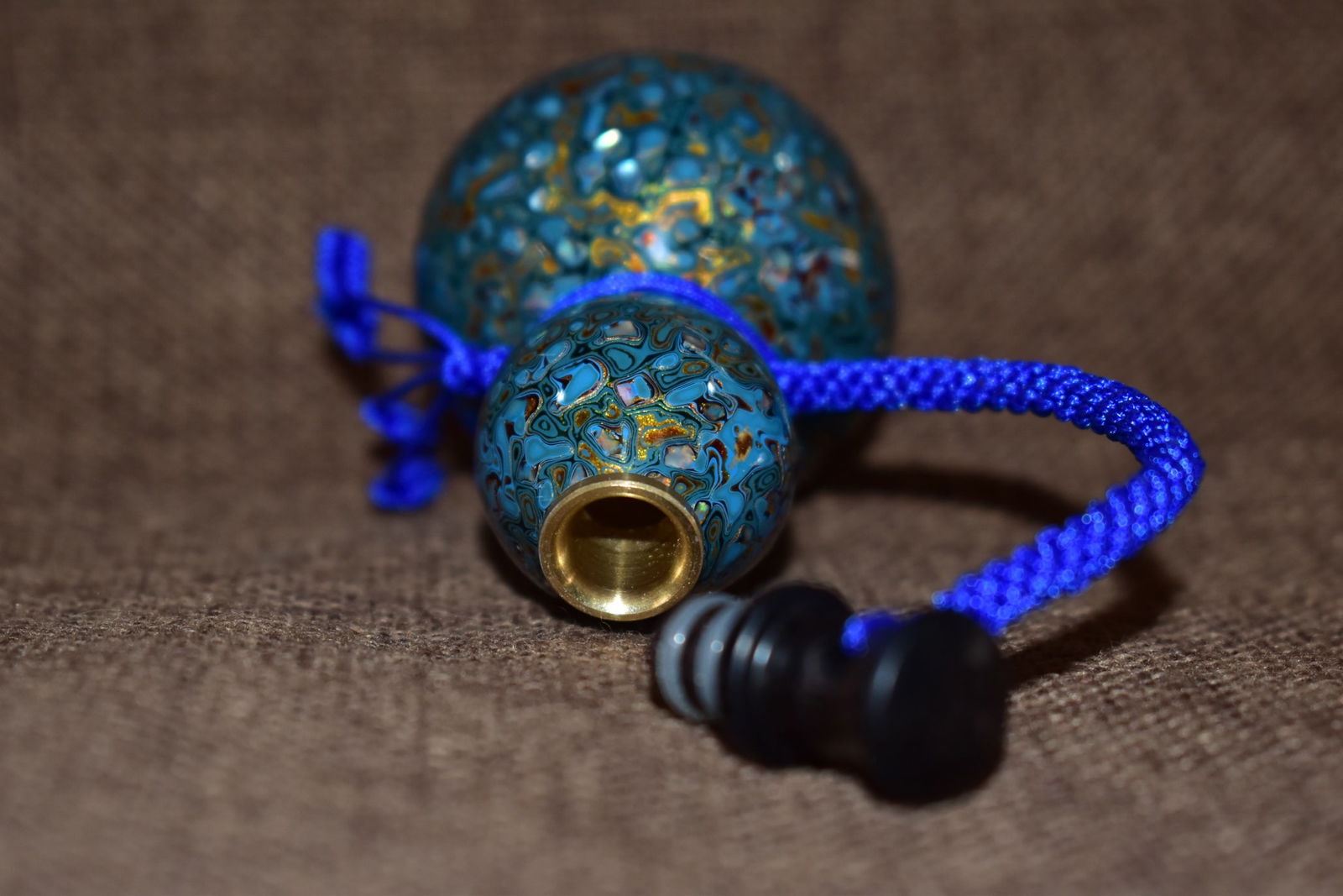 Lacquerware Gourd Snuff Bottle - 5