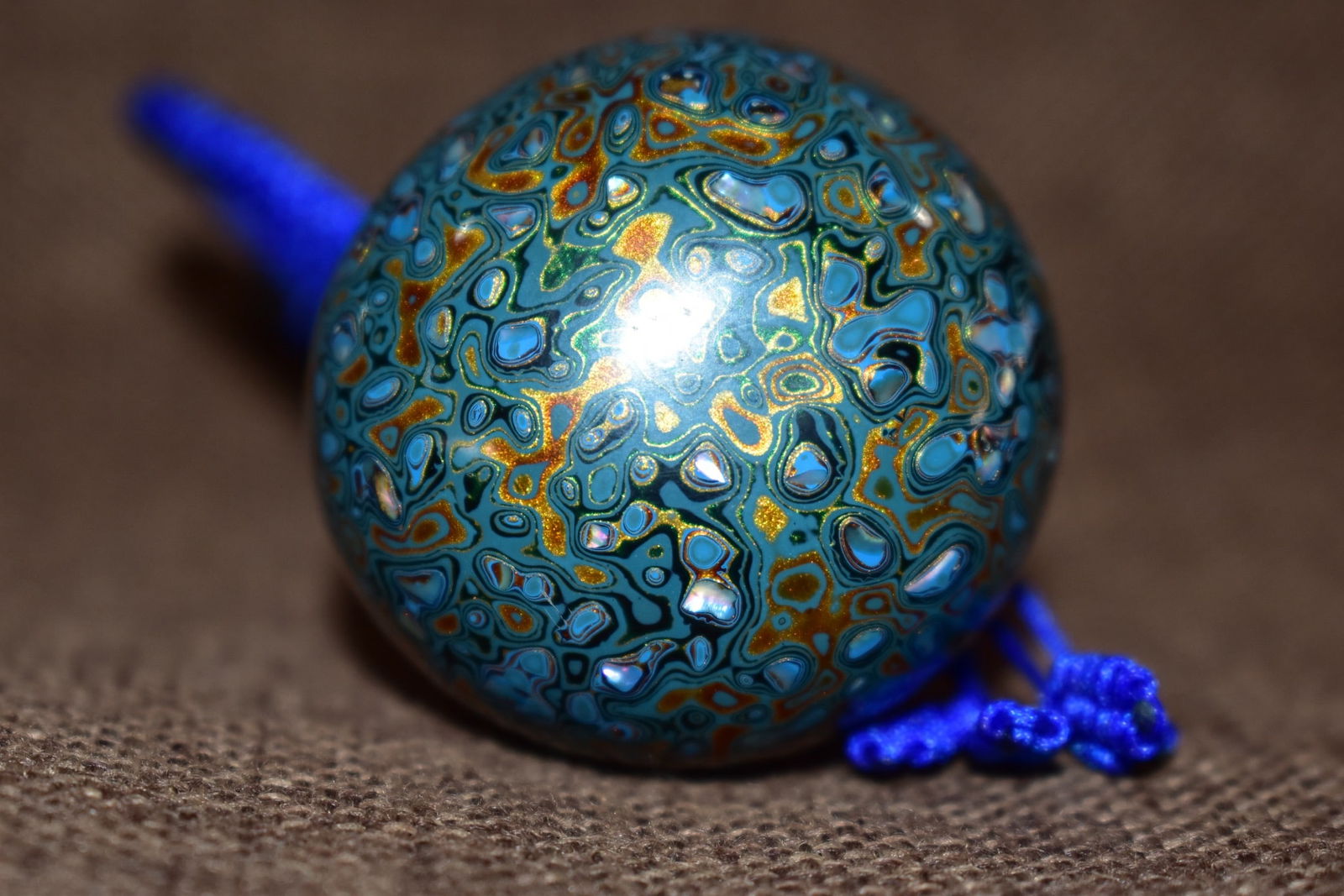 Lacquerware Gourd Snuff Bottle - 6