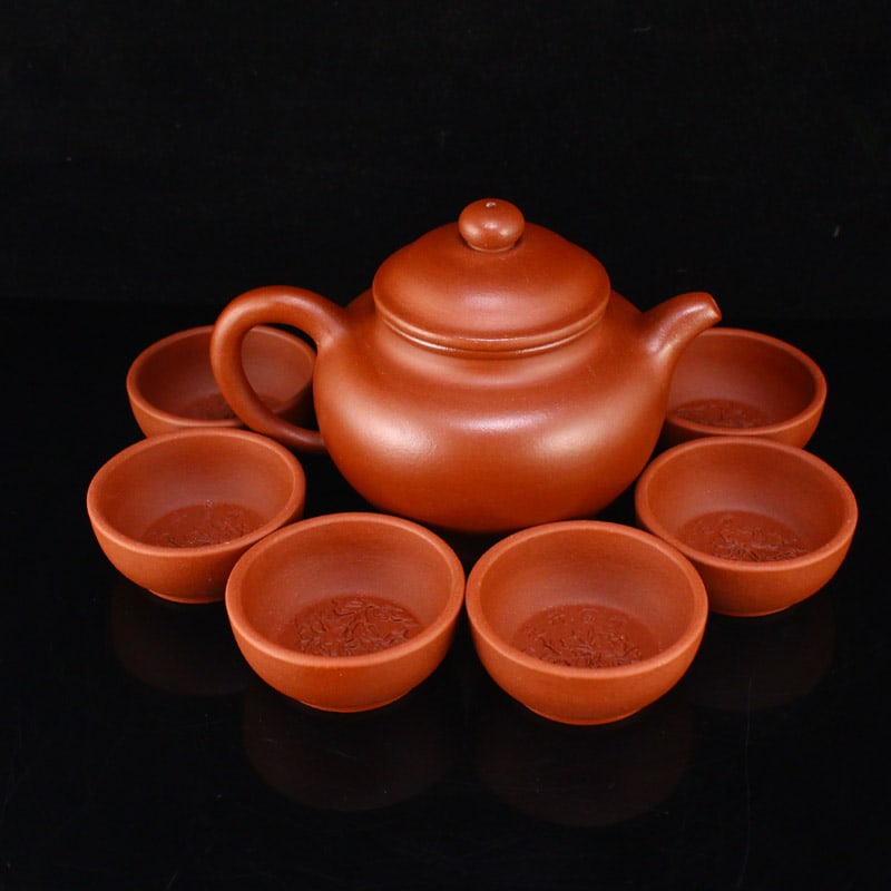 A Set Yixing Zisha Clay Teapot & Cup - 3