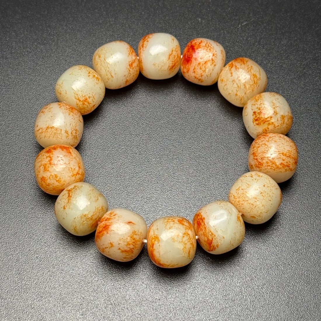 Hetian Jade Beads Bracelet - 7