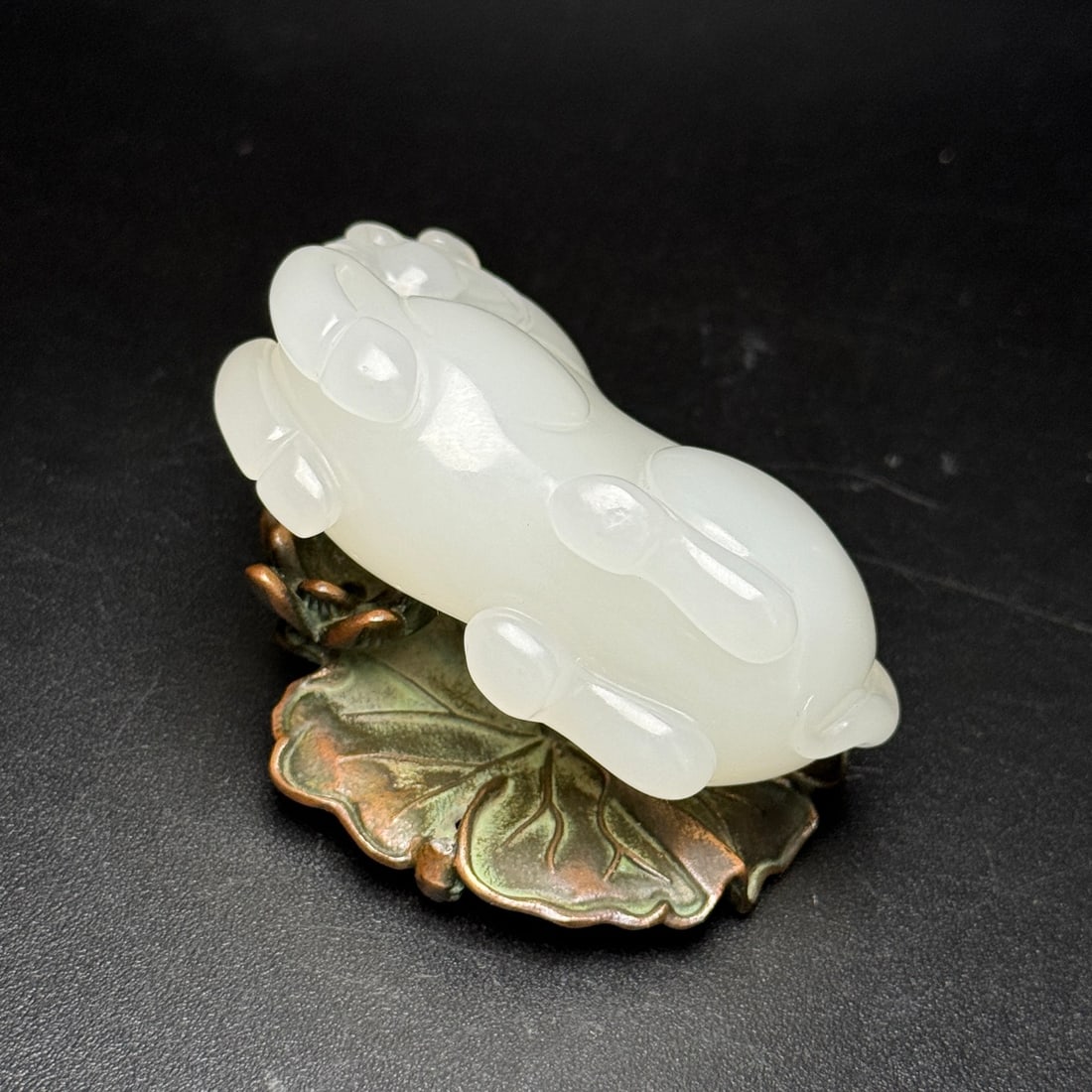 Natural White Hetian Jade Statue/Pendant - Horse - 6