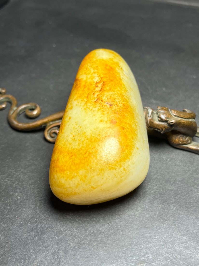 Natural Hetian Jade Original Stone - 4