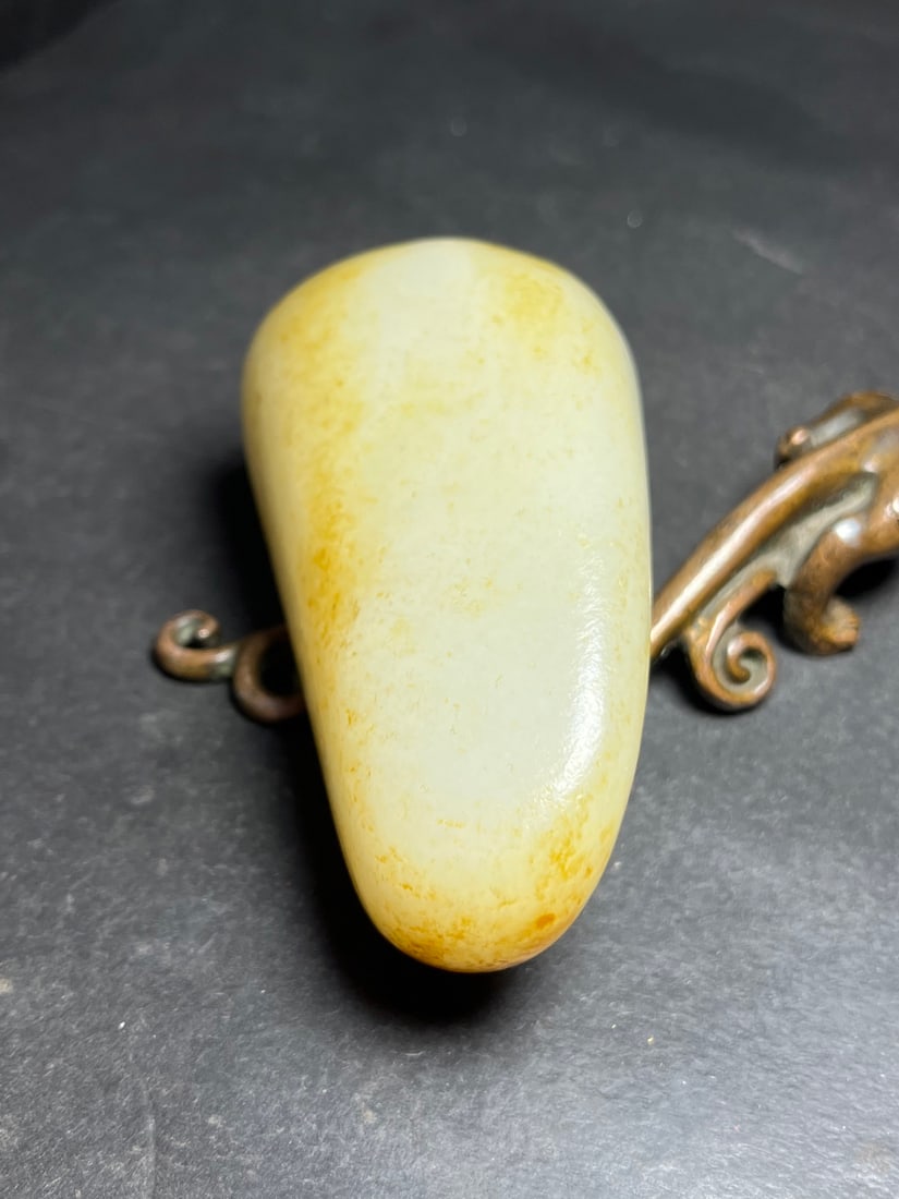 Natural Hetian Jade Original Stone - 9