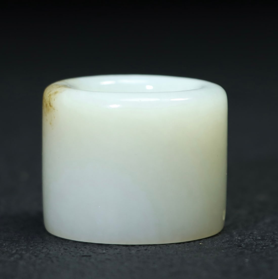 Inside Diameter 22mm Hetian Jade Thumb Ring - 2