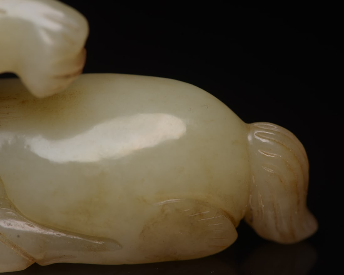 Hetian Jade Pendant - Horse - 8