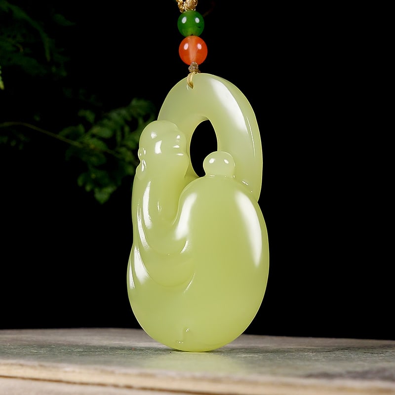 Hetian Jade Pendant - Buddha,Certificate - 3