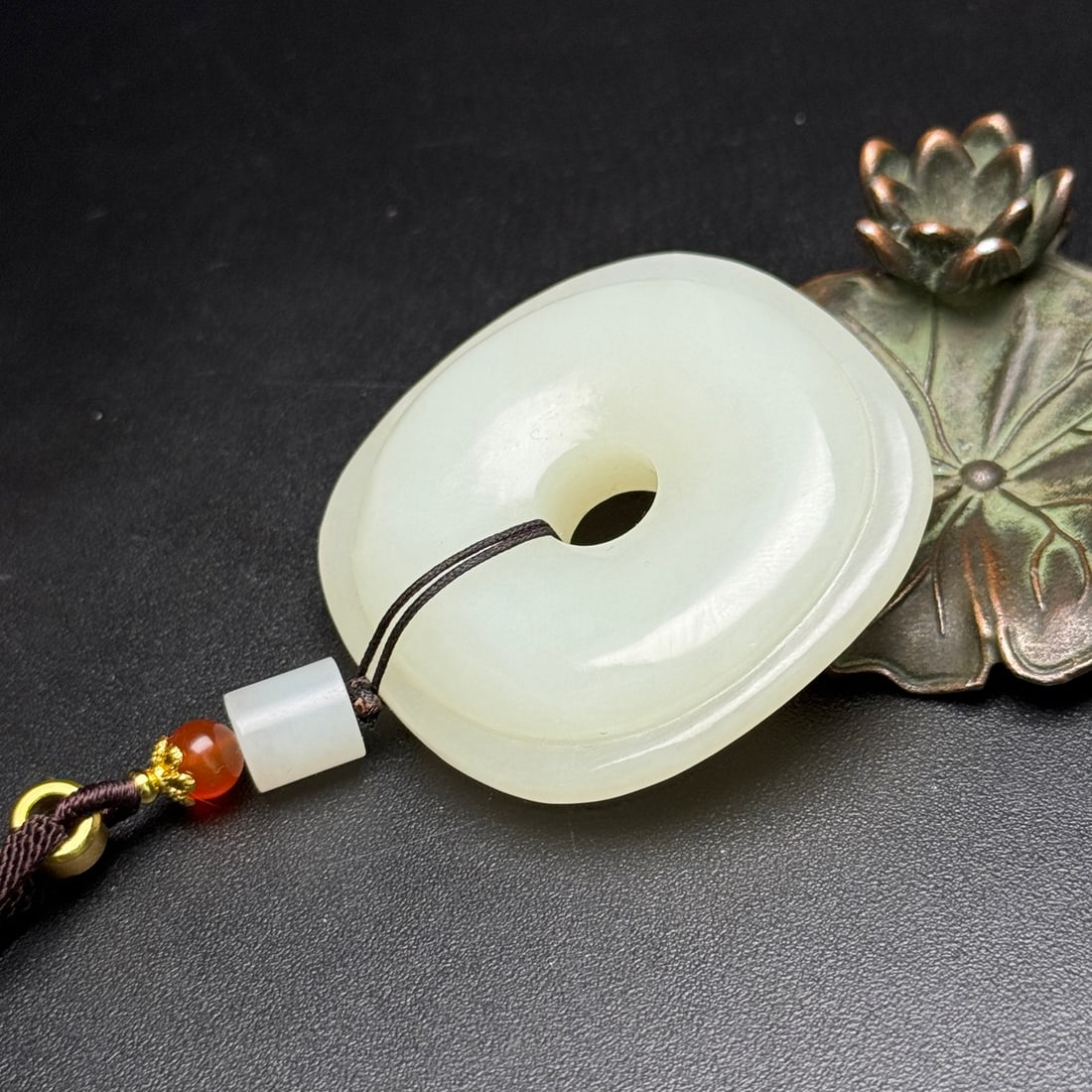 Hetian Jade Lucky Pendant - 4