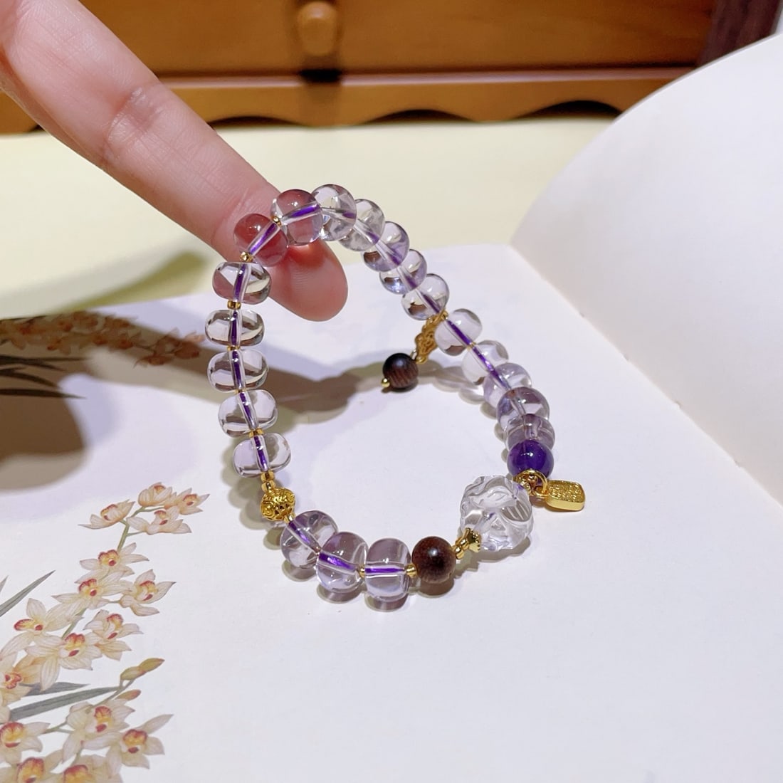 Natural Amethyst Bracelet - 6