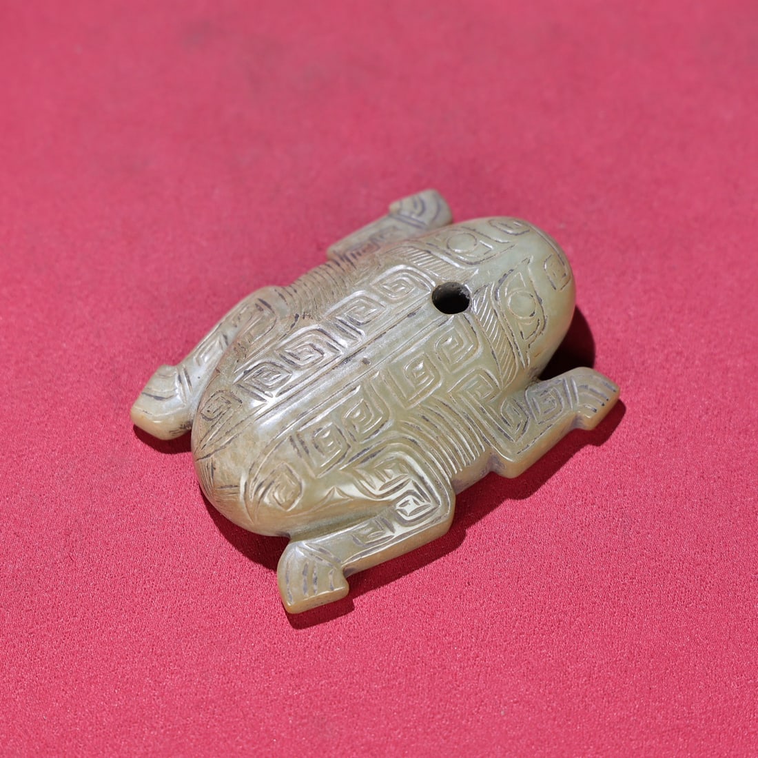 Hetian Jade Animal Pendant Frog - 2