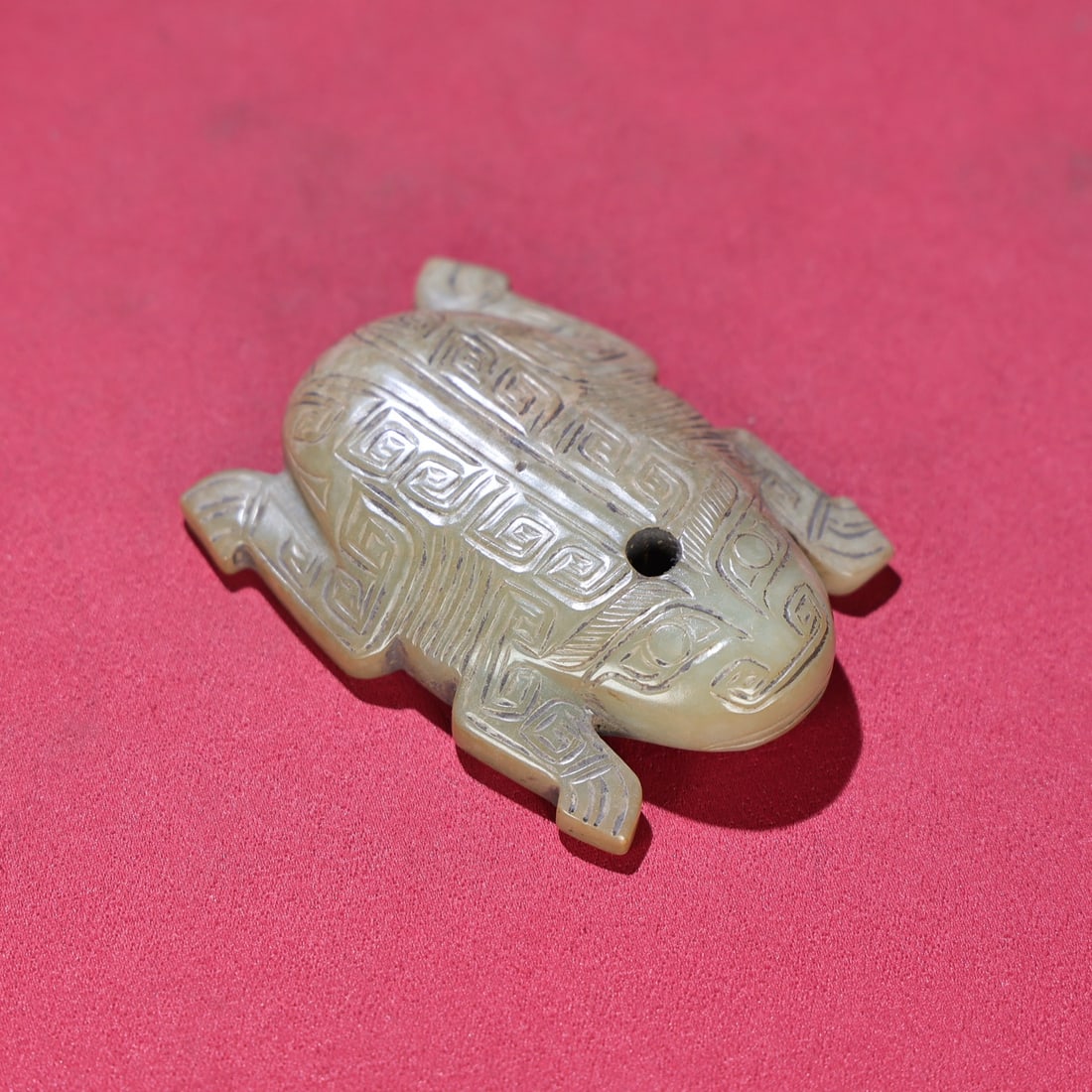 Hetian Jade Animal Pendant Frog - 4