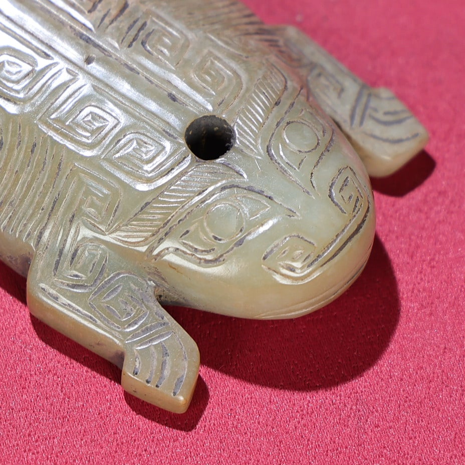 Hetian Jade Animal Pendant Frog - 5
