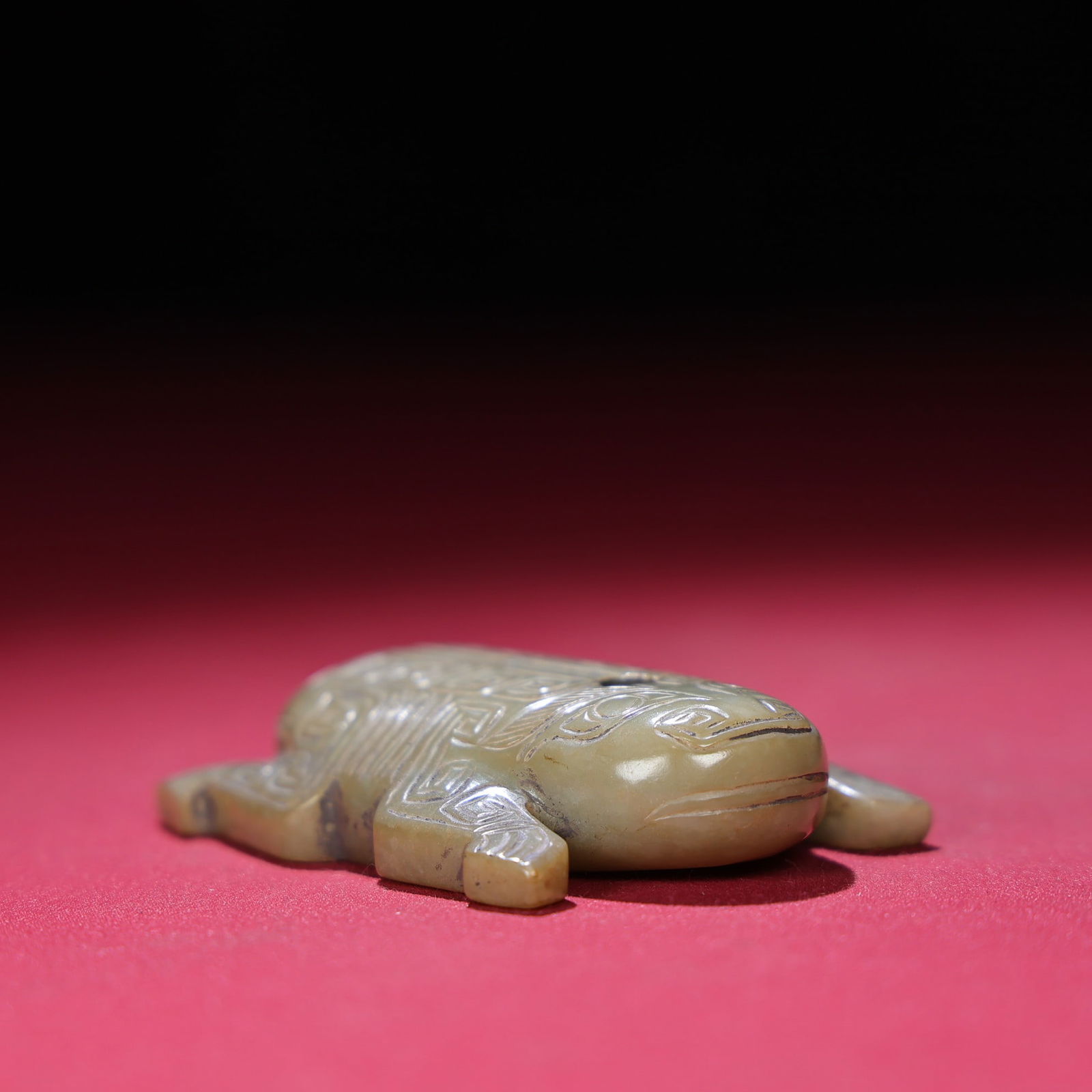 Hetian Jade Animal Pendant Frog - 7