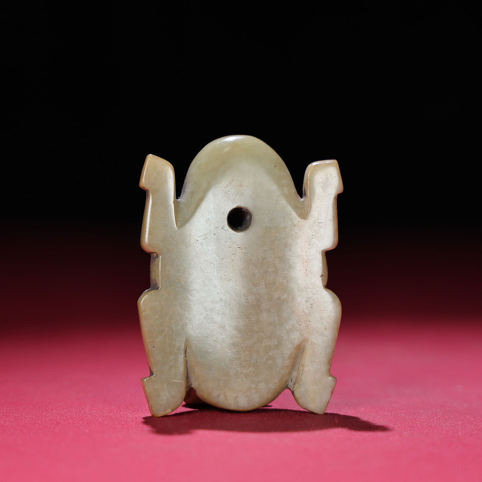Hetian Jade Animal Pendant Frog - 9