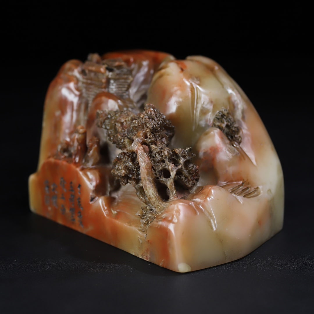 Shoushan Soapstone Hand-Carved Seal/Stamp Sages - 5