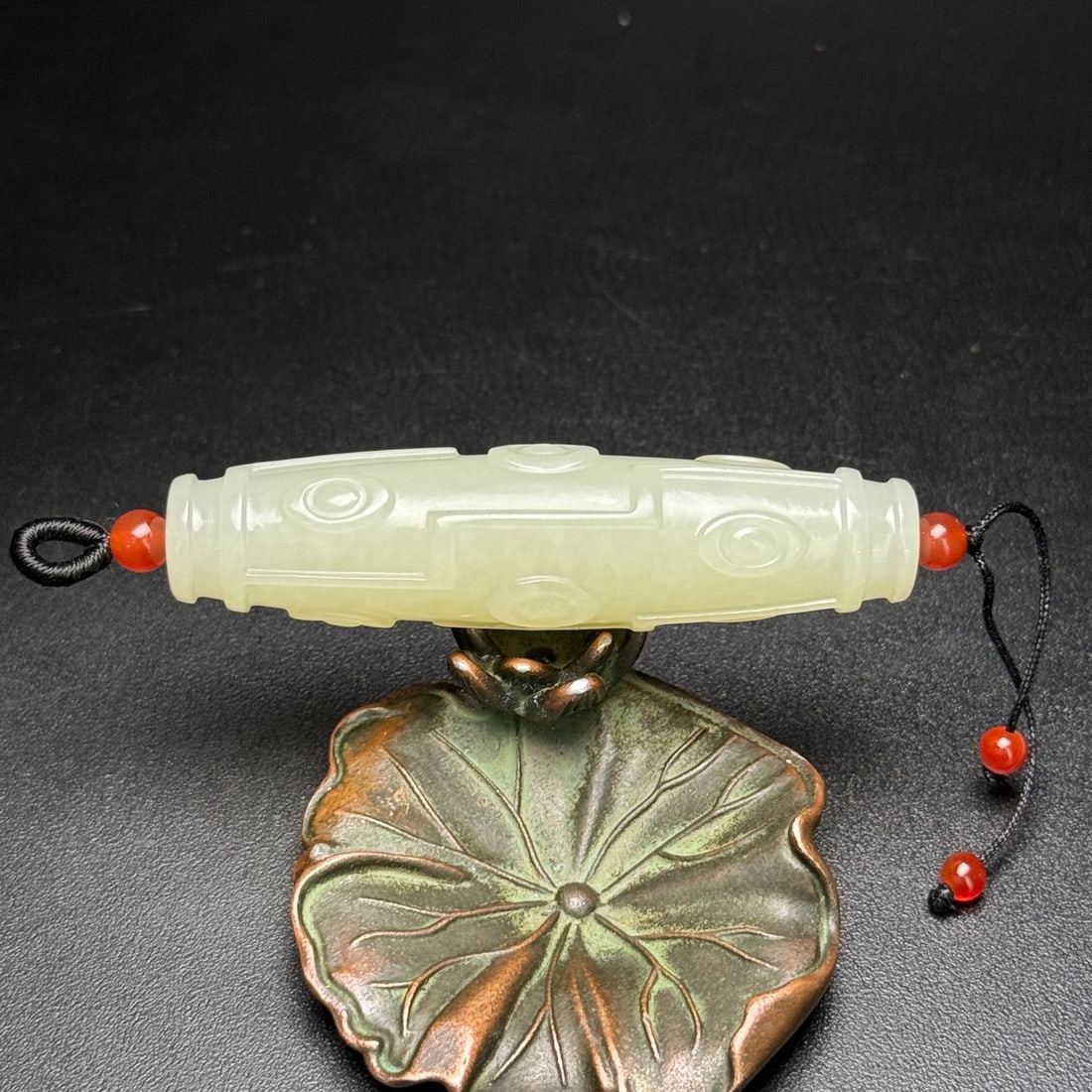 Hetian Jade Pendant,Nine Eye - 7