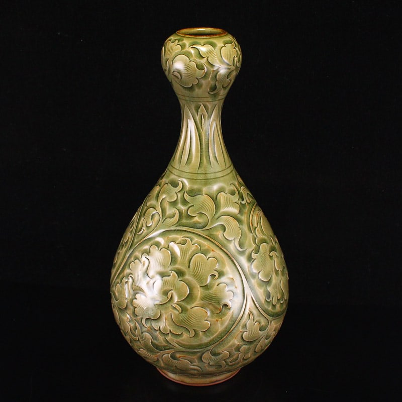 Porcelain Vase Long Qian Kiln,Flower - 5