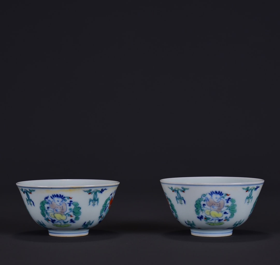 Porcelain Cups Chenghua Dou Cai Kid Design (1 of 9)