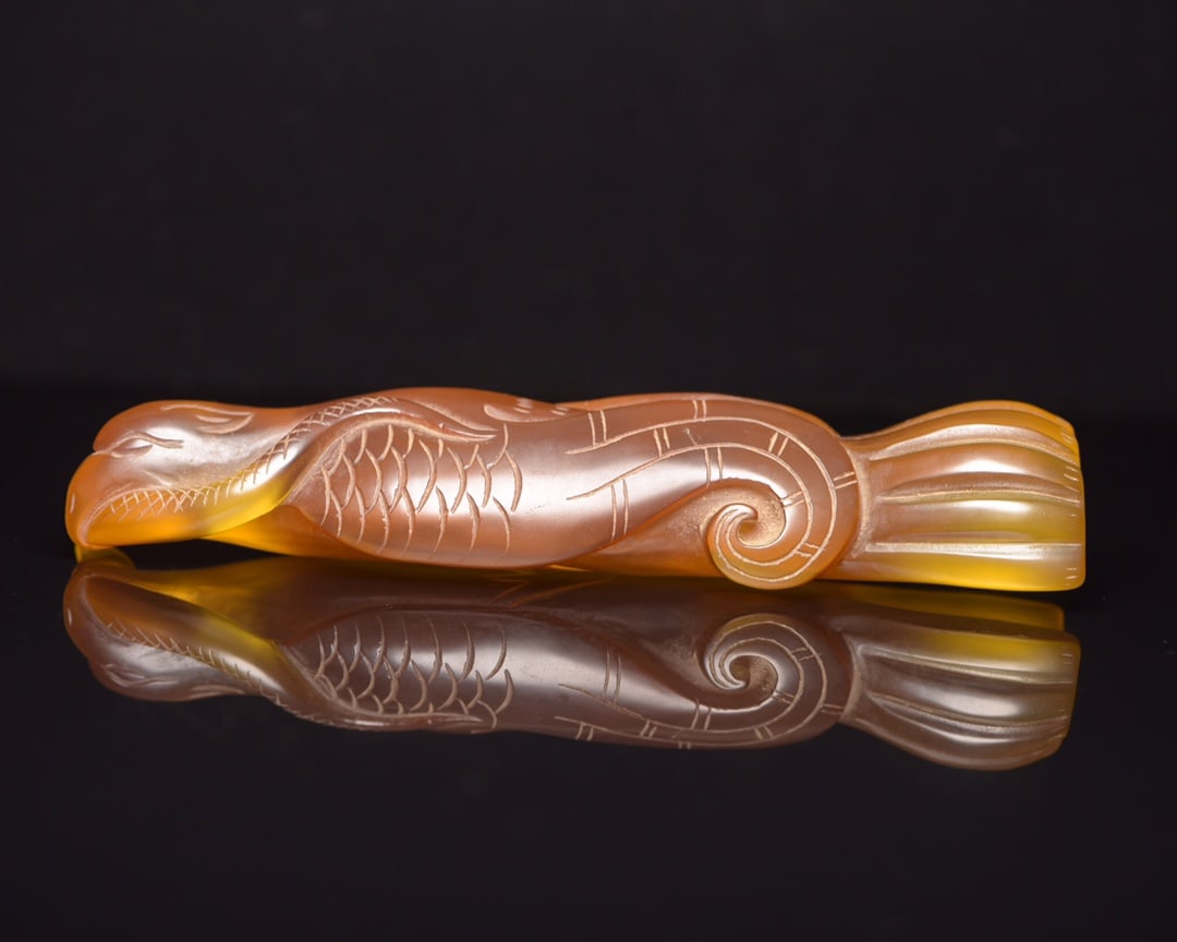 Yellow Zircon Staute - Bird - 3