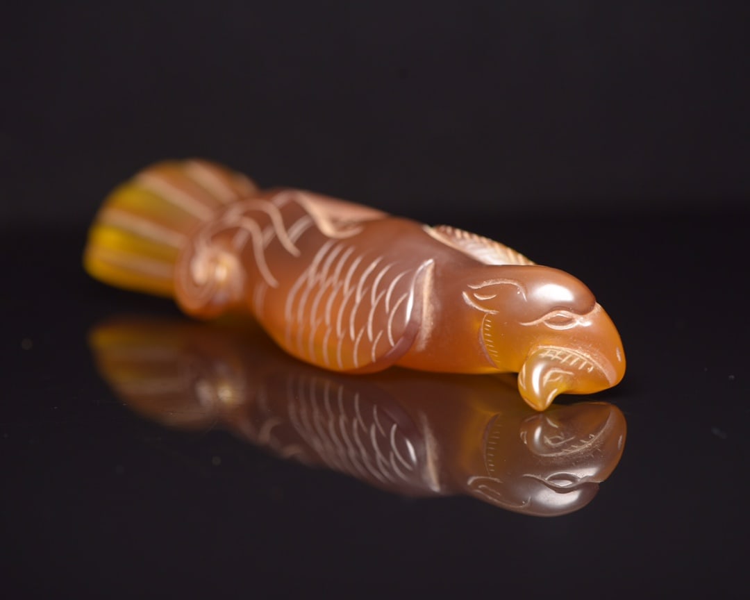 Yellow Zircon Staute - Bird - 5