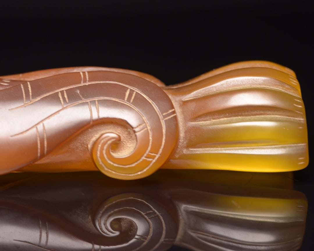 Yellow Zircon Staute - Bird - 7