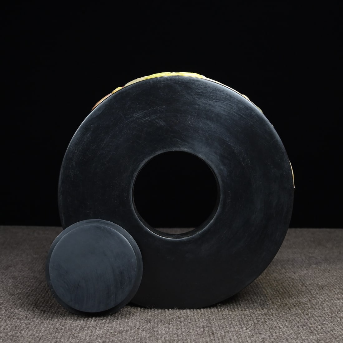 Zitan Wood Inlay Shell,Shoushan Stone,Gem Figure Brush Pot - 10