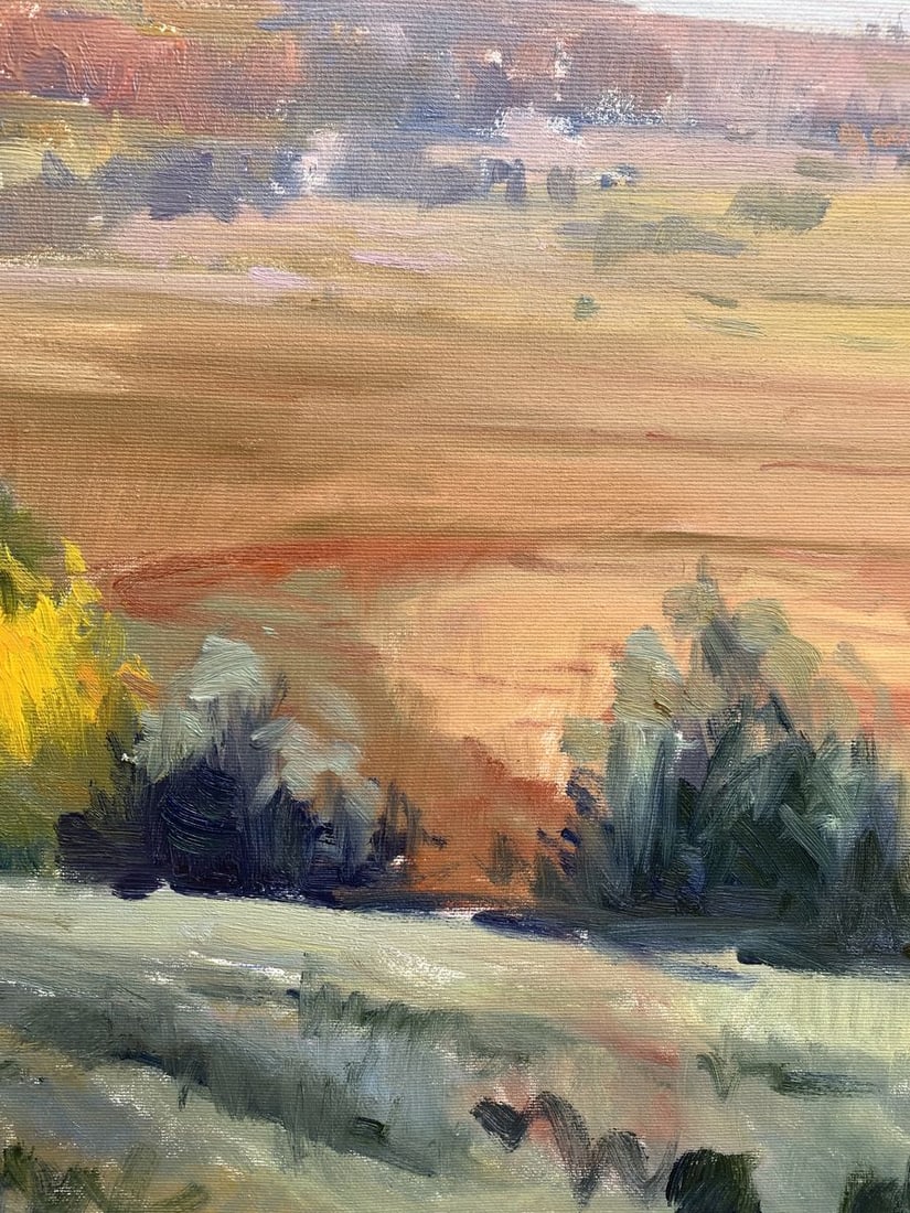 Oil painting Hot day Tatyana Derdey - 7