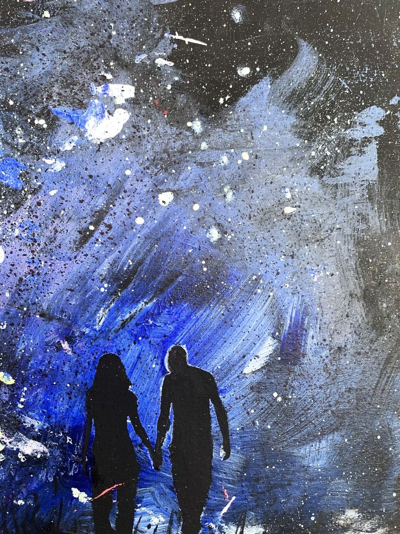 Oil painting Love night Tatyana Derdey - 9