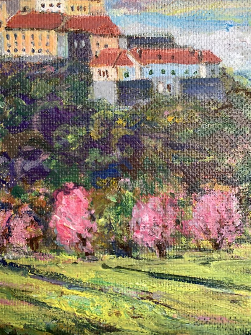 Oil painting Castle in the mountains Yu. Ulinets - 10