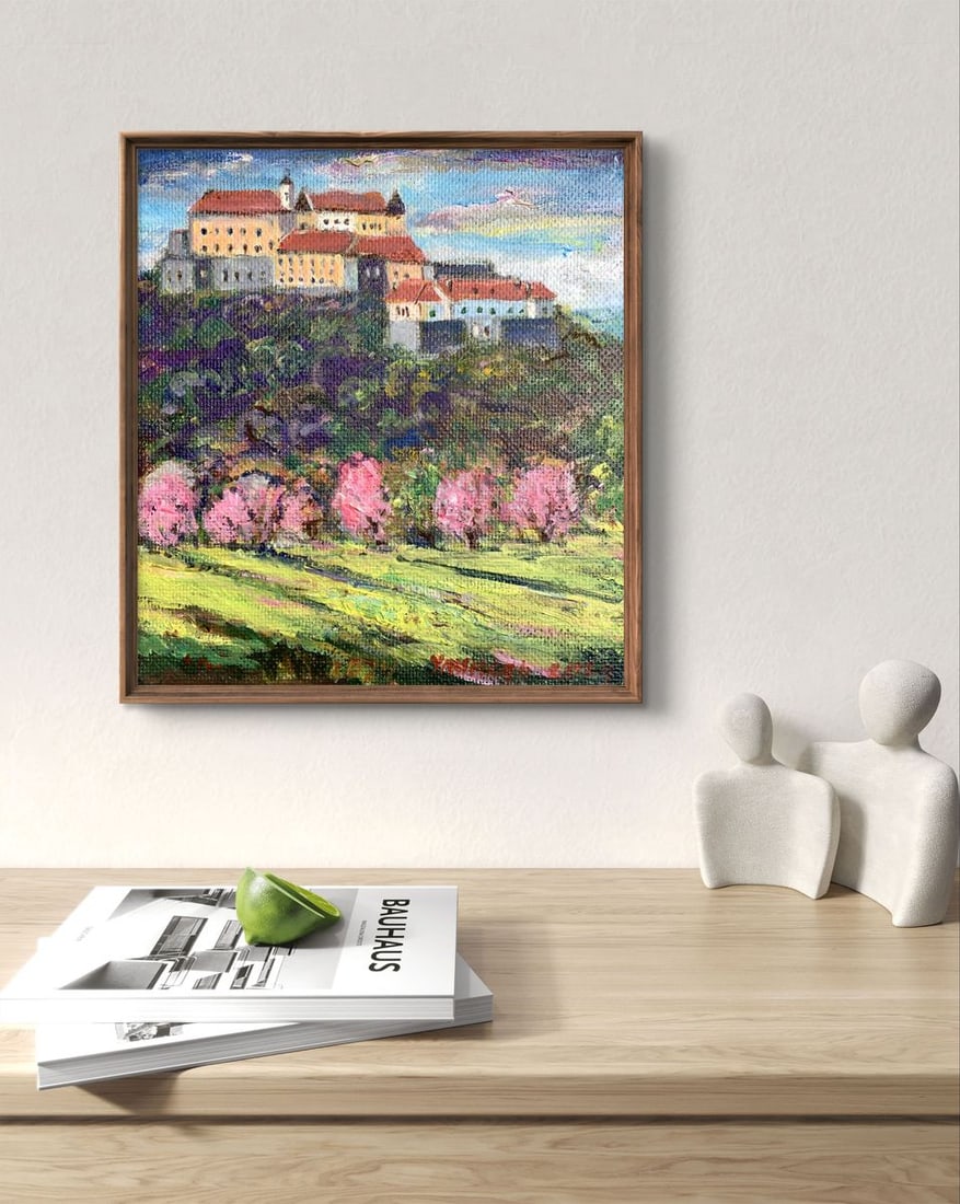 Oil painting Castle in the mountains Yu. Ulinets - 3