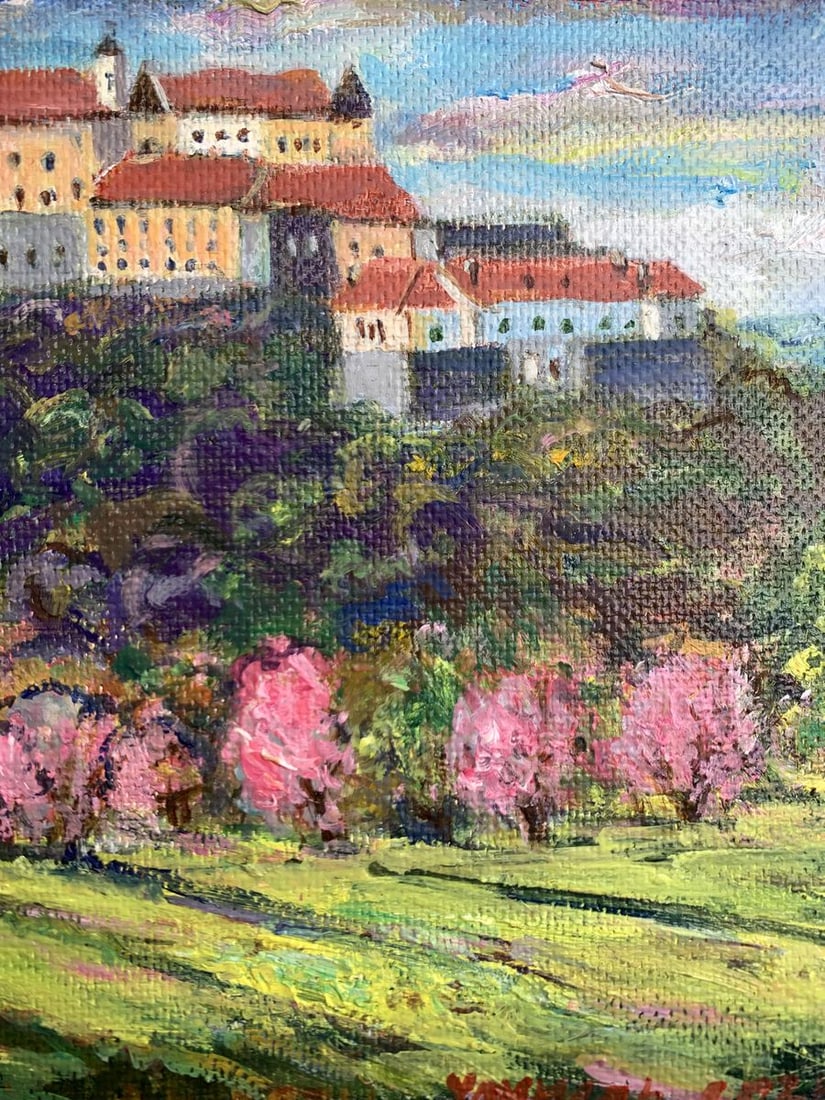 Oil painting Castle in the mountains Yu. Ulinets - 6