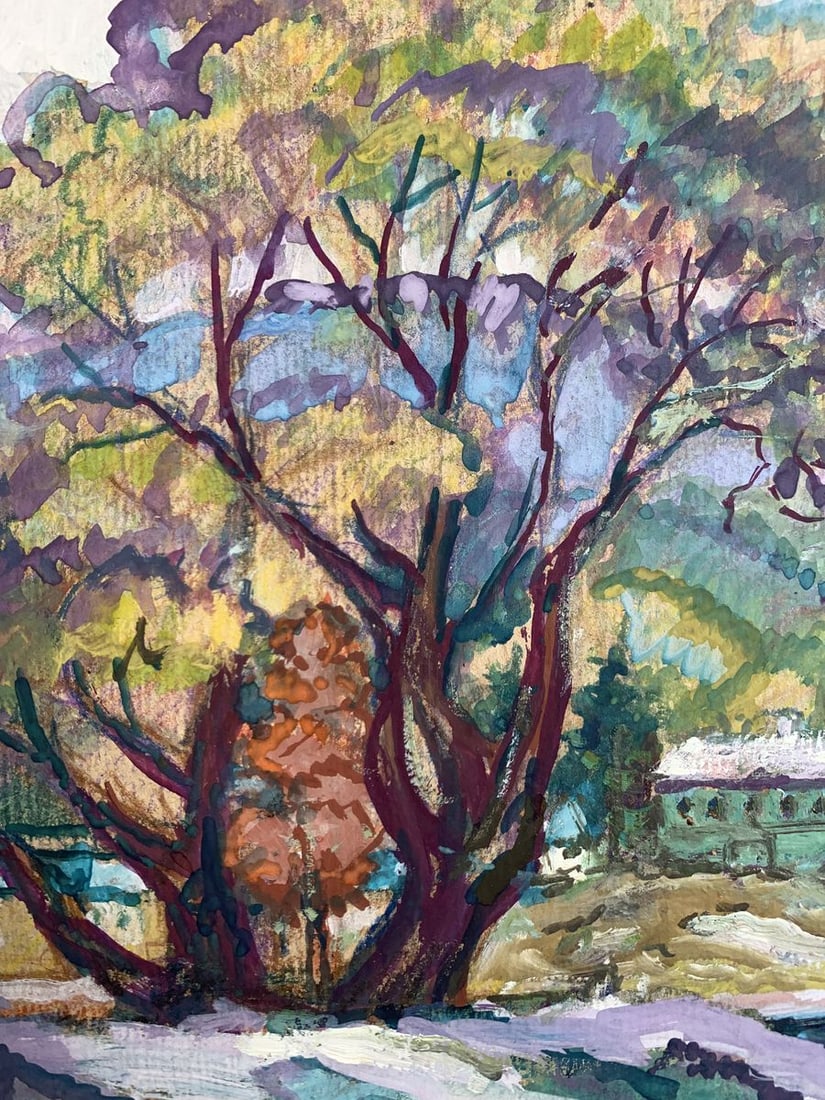 Oil painting Spring near the monastery Nikolay Leshchuk - 3