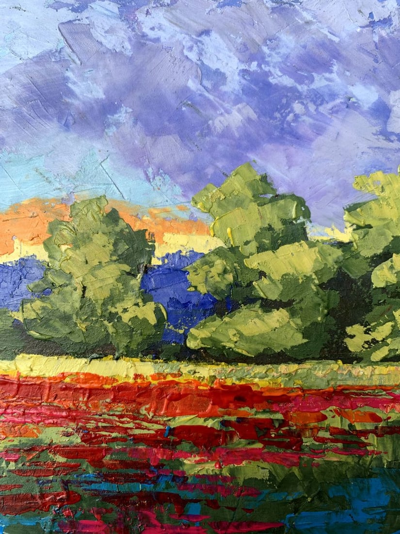 Oil painting Orange glow V. Zadorozhnya - 10