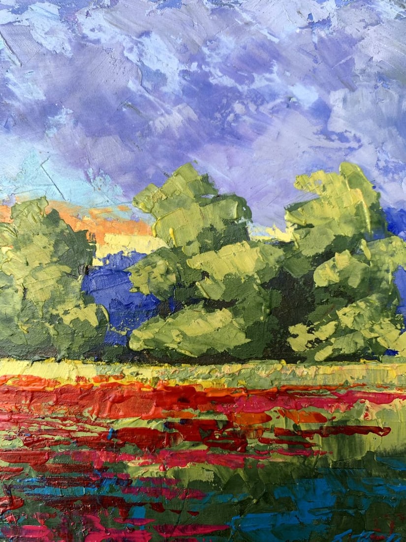 Oil painting Orange glow V. Zadorozhnya - 11