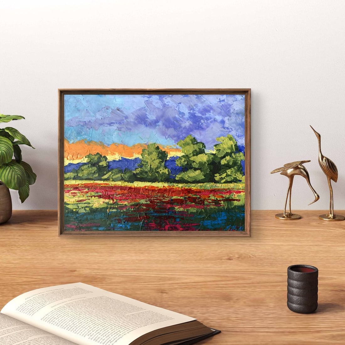 Oil painting Orange glow V. Zadorozhnya - 3