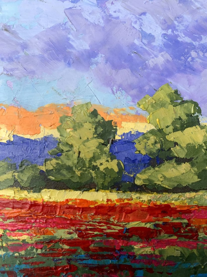 Oil painting Orange glow V. Zadorozhnya - 5