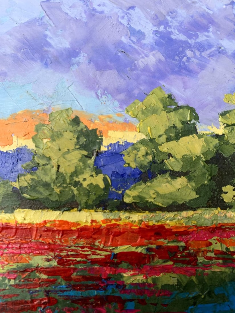 Oil painting Orange glow V. Zadorozhnya - 6